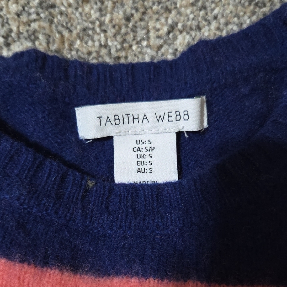 Tabitha Multicolor Striped Crew Neck Sweater - image 2
